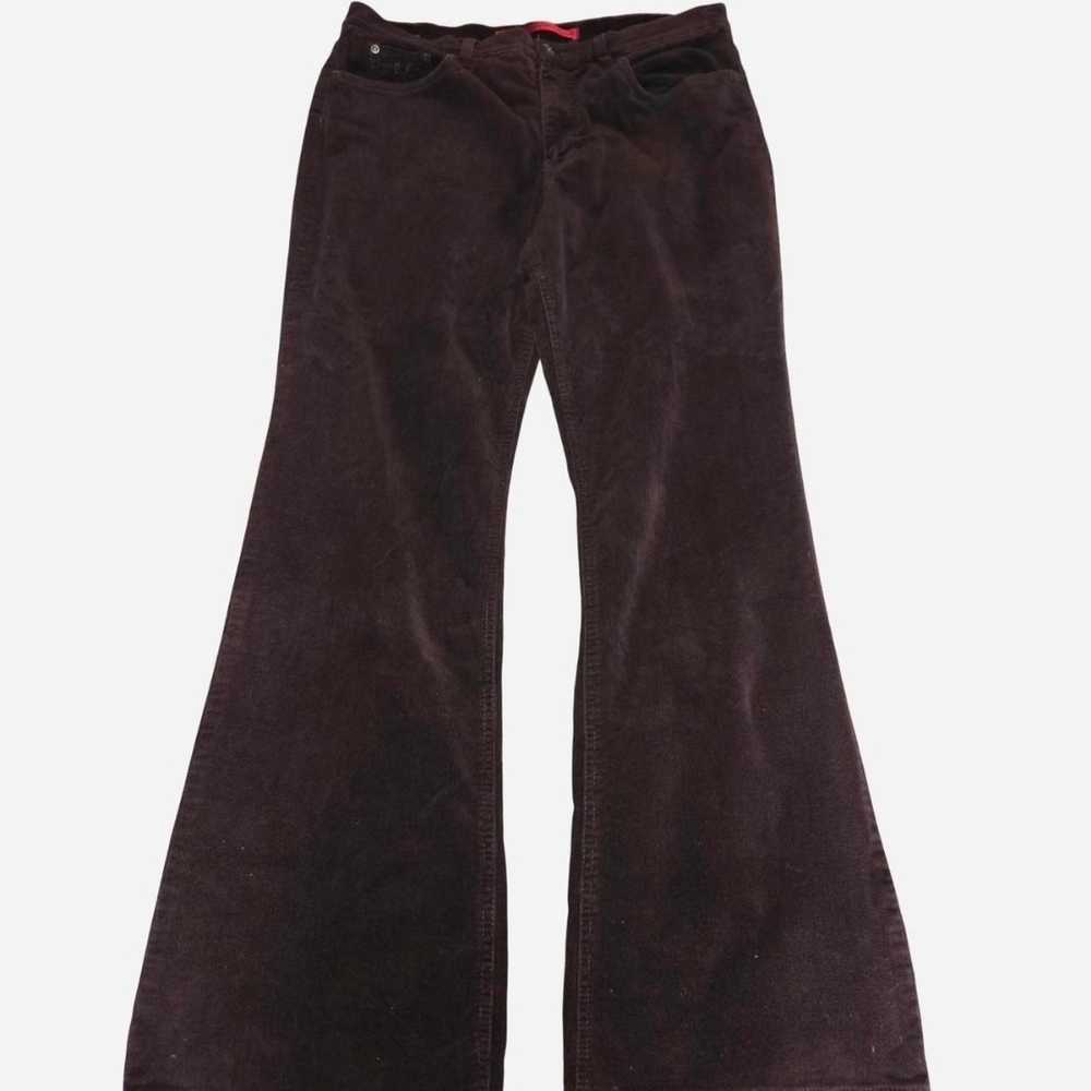 Gloria Vanderbilt Dark Brown Flare Pants
